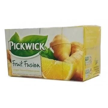 Pickwick fruit fusion gyömbér-citromfű ízesítésű tea 40g