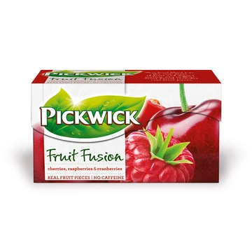 Pickwick fruit fusion meggy-málna-vörösáfonya ízesítésű tea 40g