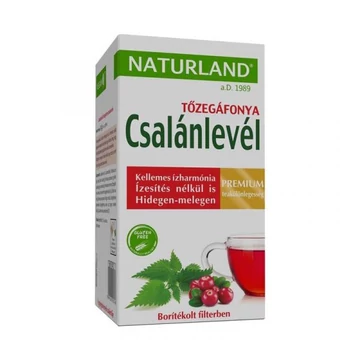 Naturland csalán-tőzegáfonya gyógynövénytea 24g