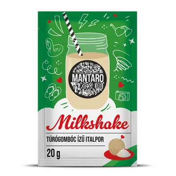 Mantaro milkshake túrógombóc ízű italpor 20g
