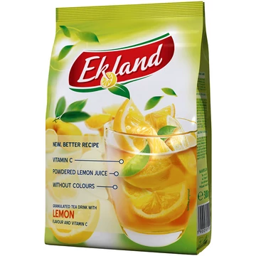 Ekland azonnal oldódó citrom ízű tea üdítőitalpor C-vitaminnal 300 g