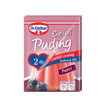 Dr.Oetker puncs ízű puding 2x40g