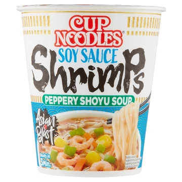 Nissin cup noodle poharas garnéla leves 350ml