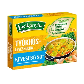 Lacikonyha tyúkhús leves kocka 60g