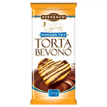 Szerencsi kakaó tej tortabevonó 100g