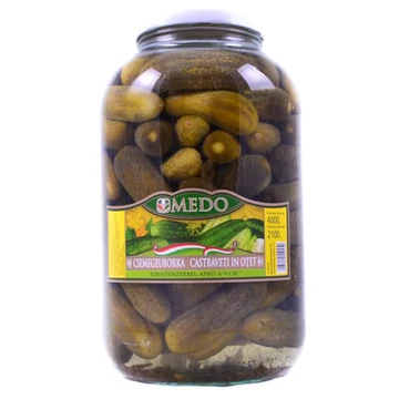 Medo csemegeuborka 6-9cm 4000g - csak egyedi szállítással vagy személyes átvétellel
