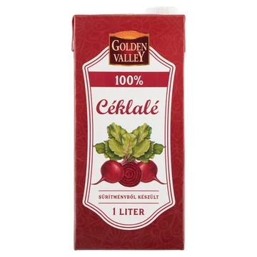 Golden valley cékla 100% 1l
