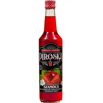 Piroska szamóca ízesítésű gyümölcsszörp 0,7 l