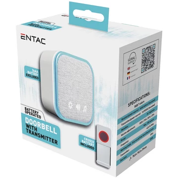 Entac elemes ajtócsengő adókészülékkel IP44 EDB-BO-44