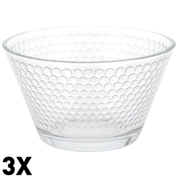 Excellent houseware üvegtál 3db-os kiszerelésben YE6000040