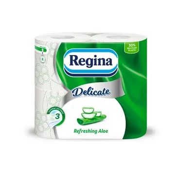 Regina delicate aloe vera toalettpapír 4tekercs 3rétegű 
