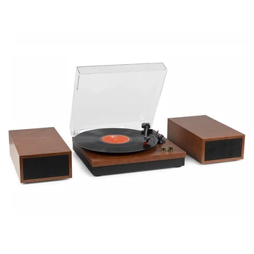 Fenton RP165C bakelit lemezjátszó szett 2db hangfallal (Cseresznye)