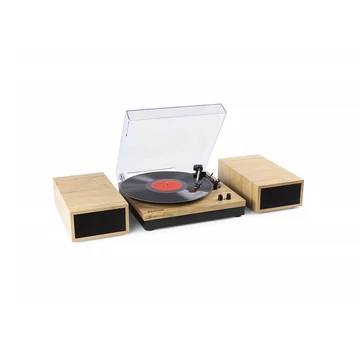 Fenton RP165L- Bakelit lemezjátszó Szett FA alappal (Bluetooth/RCA) - világosbarna