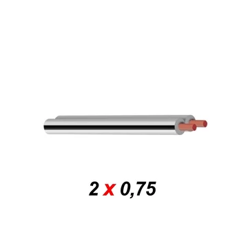 PD Connex RX26 Hifi hangfalkábel fehér (2x0,75 mm2)