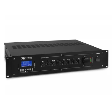 Power Dynamics PRM60, 100V erősítő (60W) 6 csatornás / 1 zónás, (MP3 + Bluetooth)