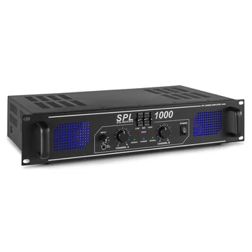 SkyTec SPL-1000 végfok erősítő 2x500W EQ (Equalizer)