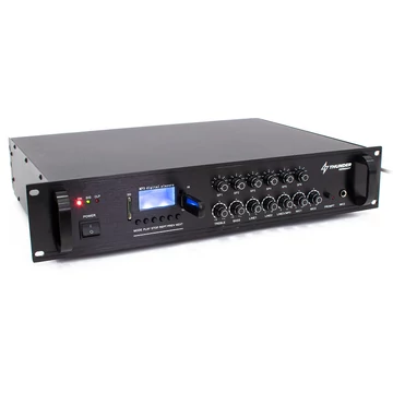 Thunder BSS120 5 csatornás / 6 zónás 100V ERŐSÍTŐ (120W) + Bluetooth + FM