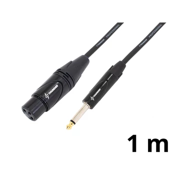Thunder CX40-1 mikrofonkábel (6,3 mm Jack - XLR mama) - (1 m)