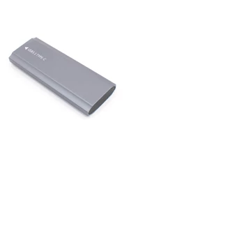 Thunder DAT-6 Külső merevlemez ház, USB-C mobil rack (M.2 SSD, USB3.1) - EZÜST