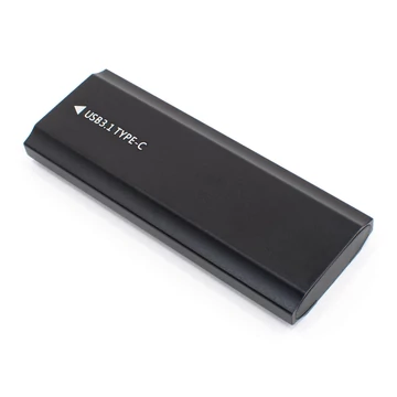 Thunder DAT-7 Külső merevlemez ház, USB-C mobil rack (M.2 SSD, USB3.1) - FEKETE