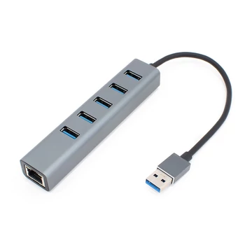 Thunder HBA-06, USB-A átalakító 6in1 + Gigabit Ethernet