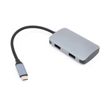 Thunder HBC-05, USB-C átalakító 5in1 2xUSB-C + 2xUSB-A + AUDIO