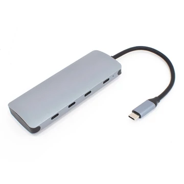 Thunder HBC-07, USB-C átalakító 7in1 + gyorstöltés (100W)