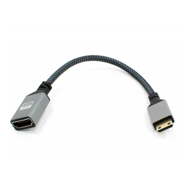 Thunder HDA-142 [Mini HDMI papa - HDMI mama] átalakító (0,2 m)