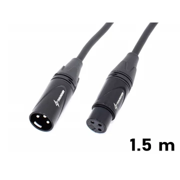 Thunder MC199-1,5 Mikrofonkábel (XLR 3PIN mama - papa) - 1,5m