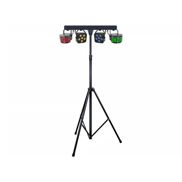 Thunder PARTYBAR202 2x RGBW LED PAR + 2x RGBW Derby fényeffekt szett