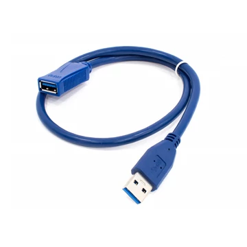 Thunder UAX-78 (USB-A papa - USB-A mama) USB hosszabbító, USB3.0, kék (0,5m)