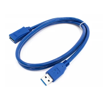 Thunder UAX-80 (USB-A papa - USB-A mama) USB hosszabbító, USB3.0, kék (1m)