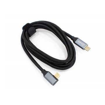 Thunder UCT-15B (USB-C - USB-C könyökcsatlakozó) 100W, 10 Gbps, Gyorstöltő (1,5m)