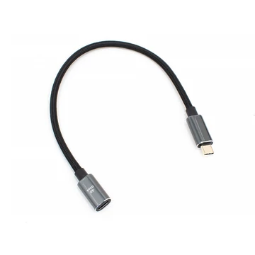 Thunder UCY-03 (USB-C - USB-C mama) USB4, 8K@60Hz 100W Hosszabbító (0,3m)