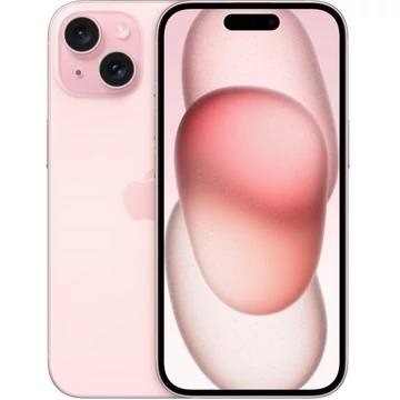 Apple iPhone 15 256GB rózsaszín (pink) kártyafüggetlen okostelefon