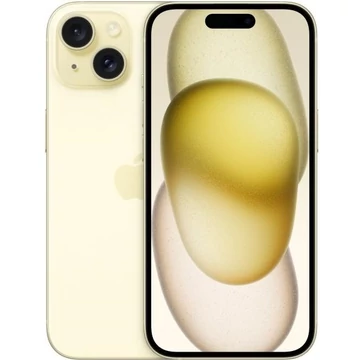 Apple iPhone 15 256GB sárga (yellow) kártyafüggetlen okostelefon