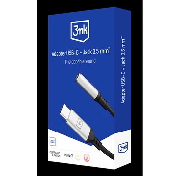 3mk Adapter USB-C - Jack 3,5 mm