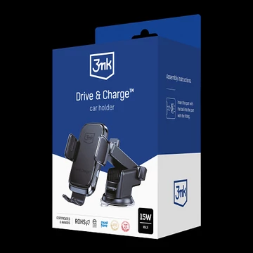 3mk Drive & Charge autós tartó és töltő