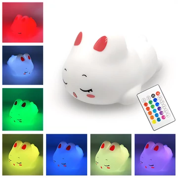 Media-Tech POKKY Dreaming Bunny többszínű éjszakai lámpa gyerekeknek