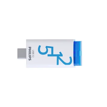Philips pendrive USB 3.2 Gen 1 512GB USB-C Ocean Blue