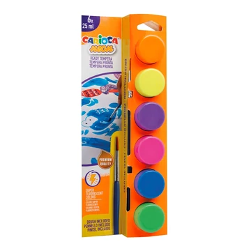Neon tempera szett 6x25ml - Carioca