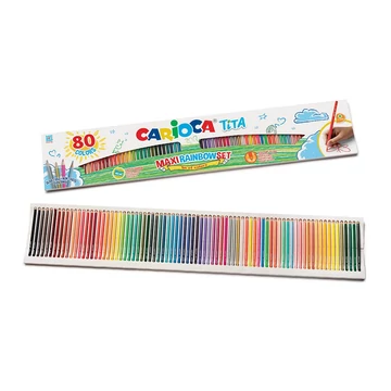Tita Maxi Rainbow 80db-os színes ceruza szett - Carioca