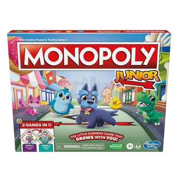 Monopoly Junior társasjáték gyerekeknek 2az1-ben - Hasbro