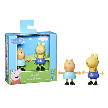 Peppa malac: Candy Cat és Gerald Giraffe 2db-os figura szett - Hasbro