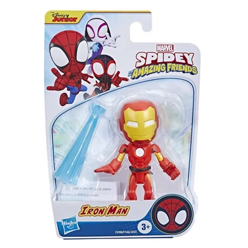 Pókember: Póki és csodálatos barátai Vasember játékfigura kiegészítővel 10cm - Hasbro