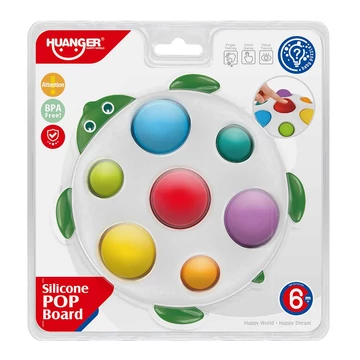 Happy World: Pop it! Nyugtató teknős pajti készségfejlesztő bébijáték