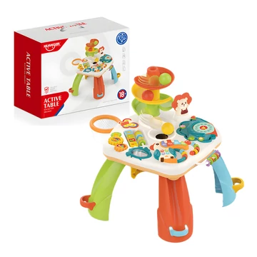 Happy World: Vidám állatpajtik készségfejlesztő asztal 51cm