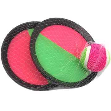 Catch ball ügyességi játék zöld-rózsaszín színekben