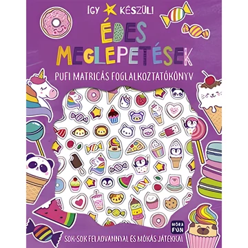 Móra: Így készül! - Édes meglepetések Pufi matricás foglalkoztatókönyv