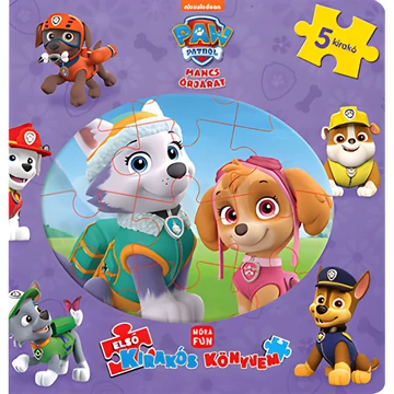 Móra: Mancs őrjárat – Első kirakós könyvem 5 puzzle kirakóval